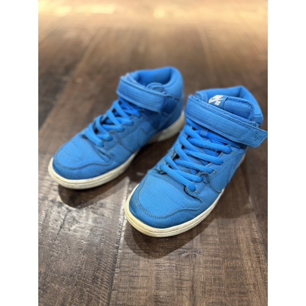 Size 8 - Nike Dunk Pro Sb Mid Blue Canvas